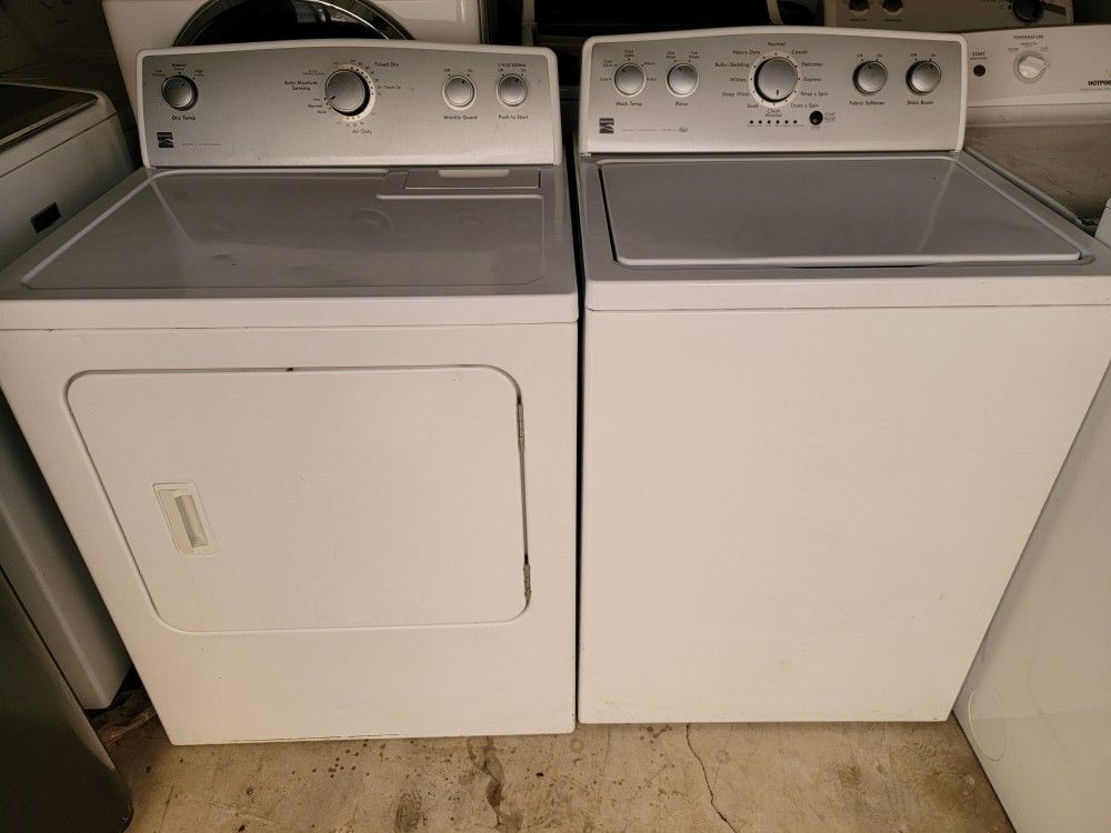 Kenmore Electric Washer And Dryer Set 