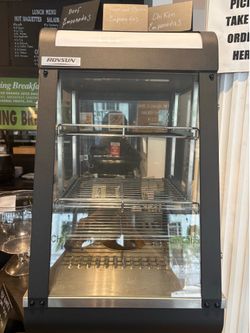 ROVSUN Commercial Heated Food Display Case, Countertop Food Warmer, Excellent Condition