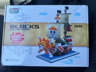 One piece thousand sunny legos
