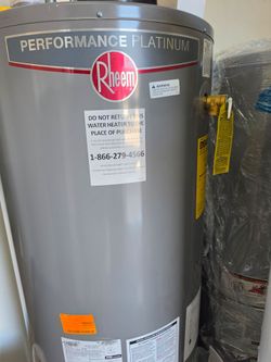 New Water Heater Rheem ✨️