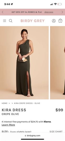 Formal Olive Dress
