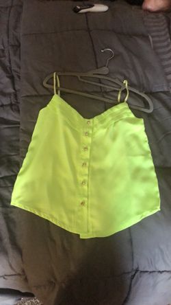 Neon yellow color top