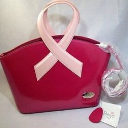 Beijo Pink & Fuchsia Women’s Crossbody Purse Bag Breast Cancer Awareness Collectors Bag
