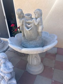 New Fountain made out of cement
