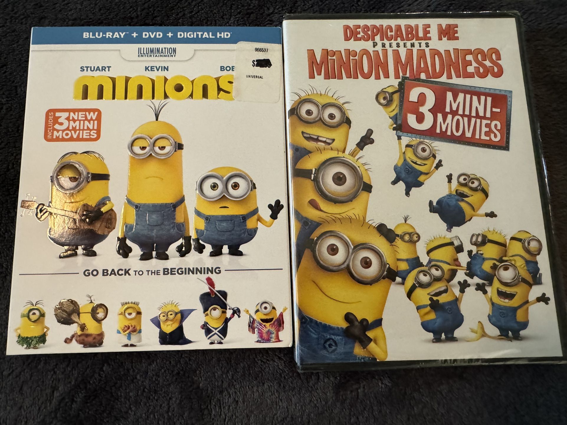 Minions - 6 Mini Movies on Blu-ray/DVD