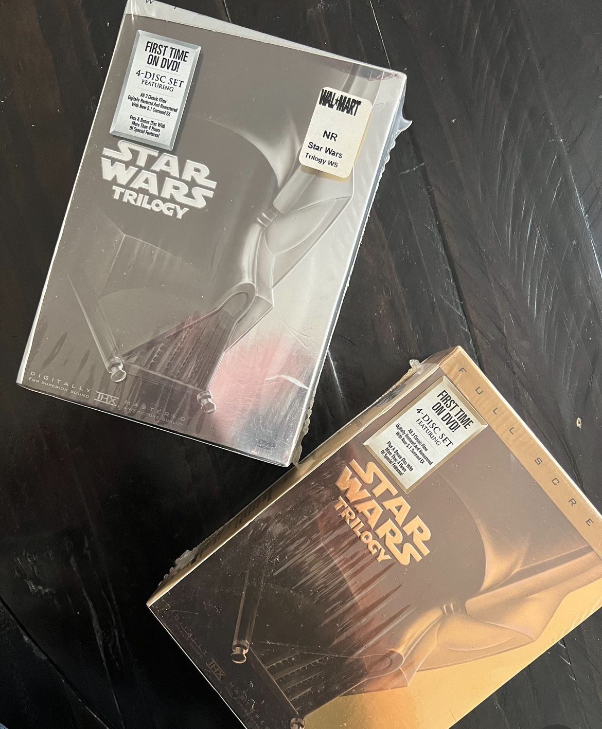 Star Wars Trilogy DVD Set 2004, 4 Disc Set, Fullscreen and Widescreen Versions. Brand NEW Sealed