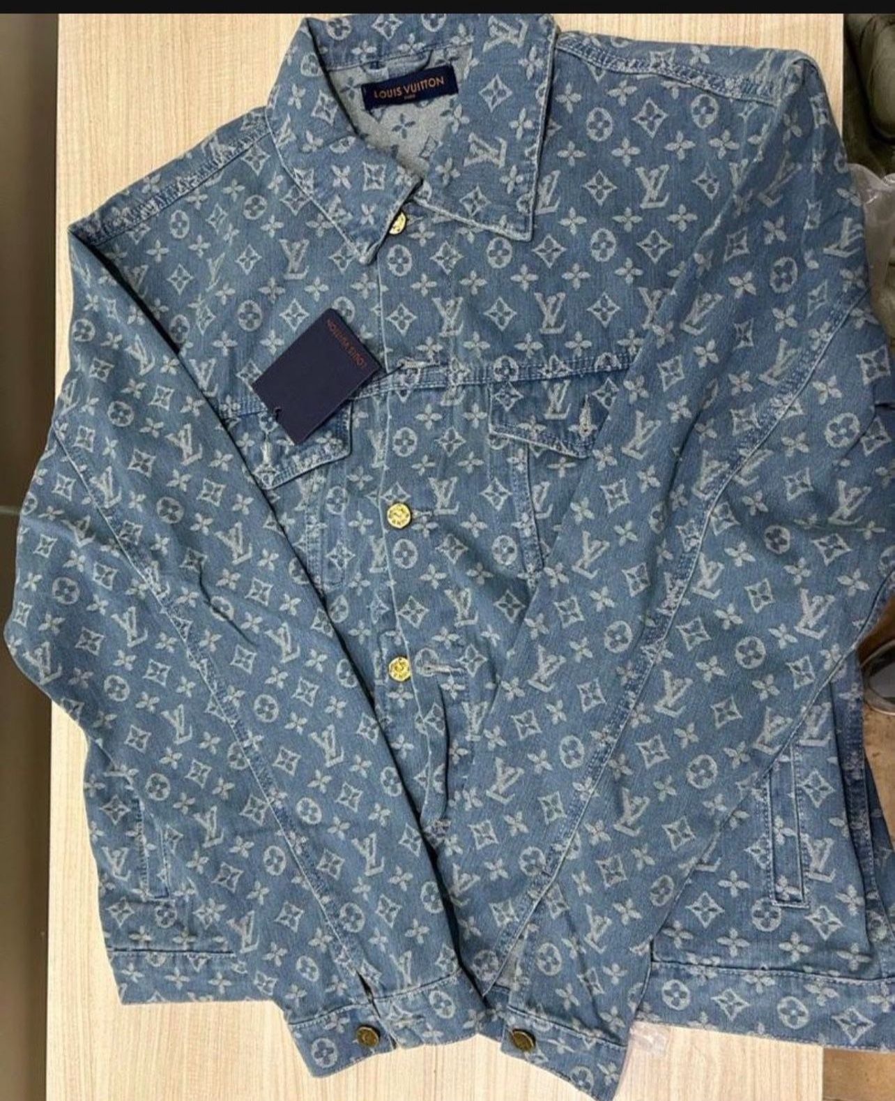 LV Denim Jacket Size Xl Men New
