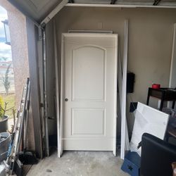 Door With Door Frame 