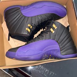 Air Jordan 12 RETRO Black/Field Purple Men Size 11