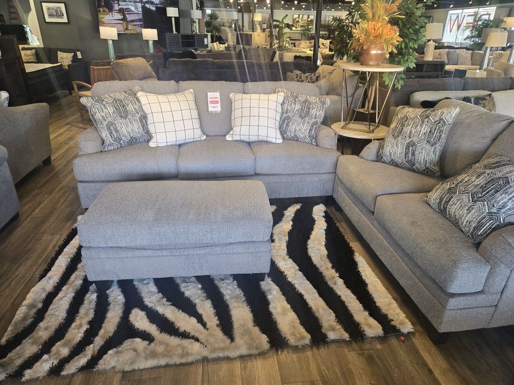 3 Piece Set Sofa Loveseat Ottoman Payment Options NO Credit Needed
