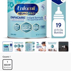 Enfamil Neuropro Enfacare Cans