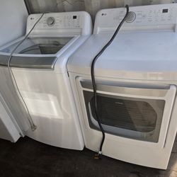 Lg Washer And Dryer Set Electric Topload