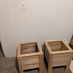 2 Brand New Handmade Planters