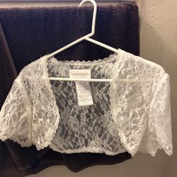 Off white wedding shawl from David’s Bridal -Size 2x -$35