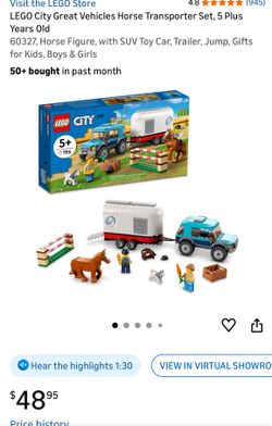 LEGO City Great Vehicles Horse Transporter Set
