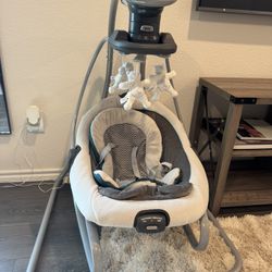 Graco Duet Soothe Swing And Rocker With Removable Swing Seat