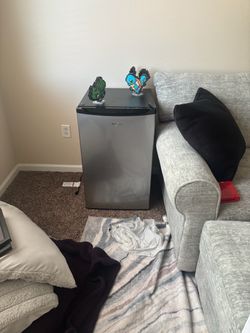Fridge with freezer for a game room