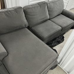 Gray Sectional 