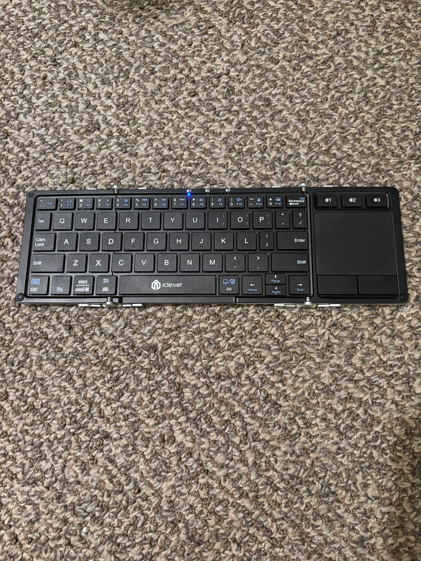 Iclever Portable Bluetooth Keyboard With Trackpad