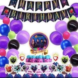 Descendants Birthday Party Supplies 