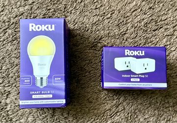 Roku Smart Bulb & Smart Plugs.