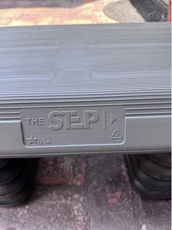 The STEP Aerobic Exercise Platform with 4 Risers – Commercial Gym Quality