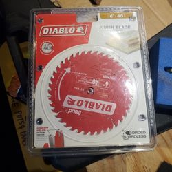 Saw Blade.  6 inch 40 tooth Finish Blade 