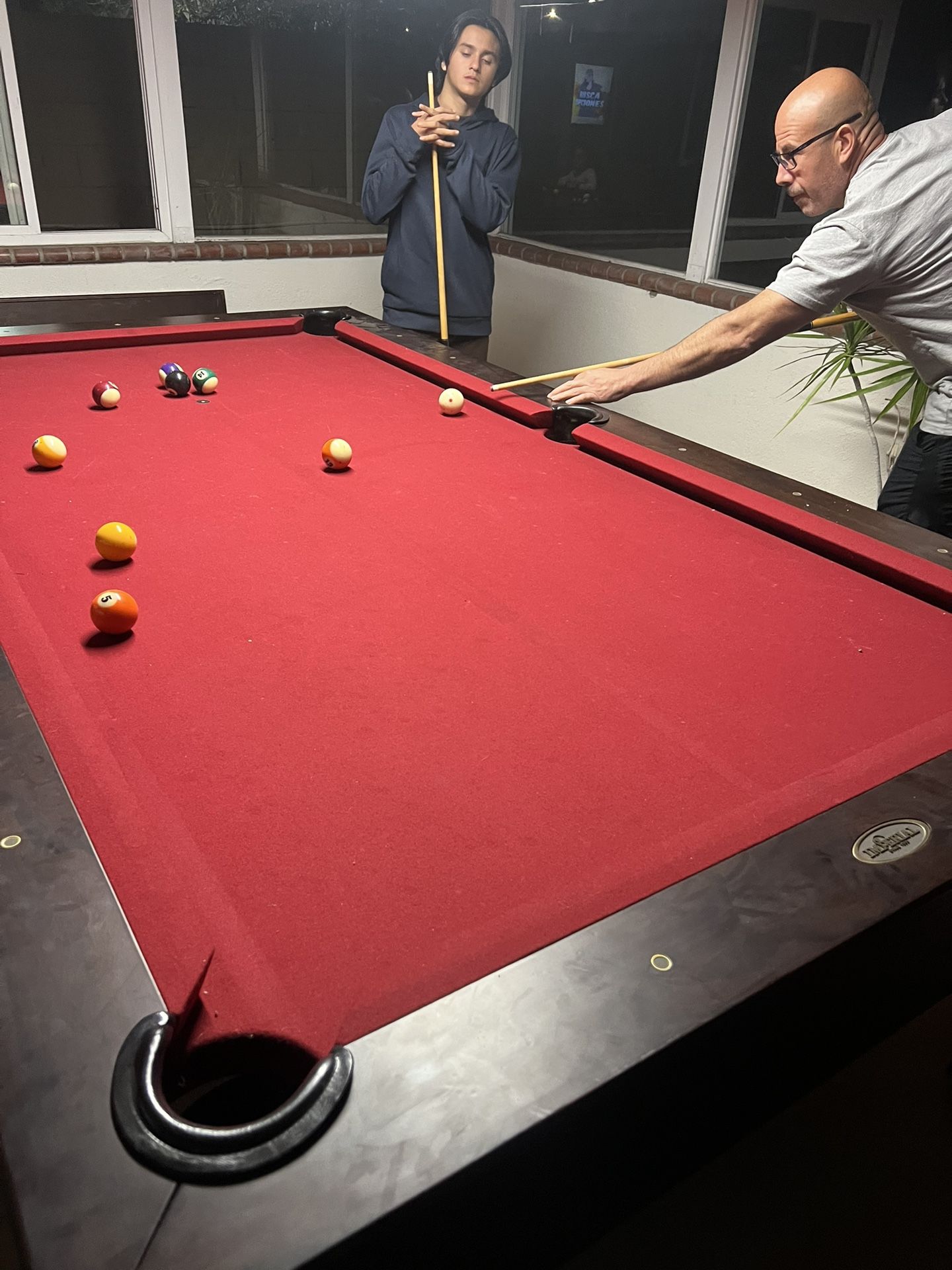 Pool Table With Accessories