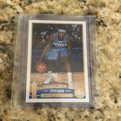 Carmelo Anthony rookie card