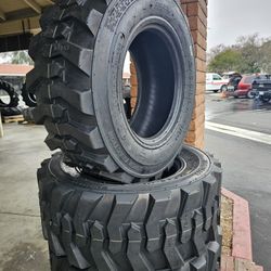 New [2x Set] 12-16.5 Tires Bobcat Tractor Skid Steer 12 Ply 12x16.5 Llantas Nuevas 