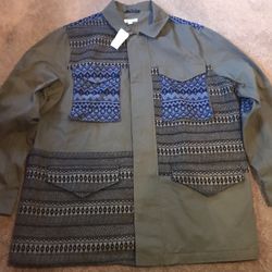 Sun + Stone Mens Reynolds Colorblocked Jacket Size XXL