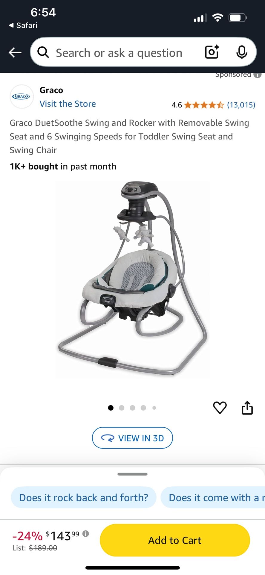 Multi Dimensional Swing And Rocker