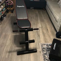 Adjustable Weight Bench New Condition