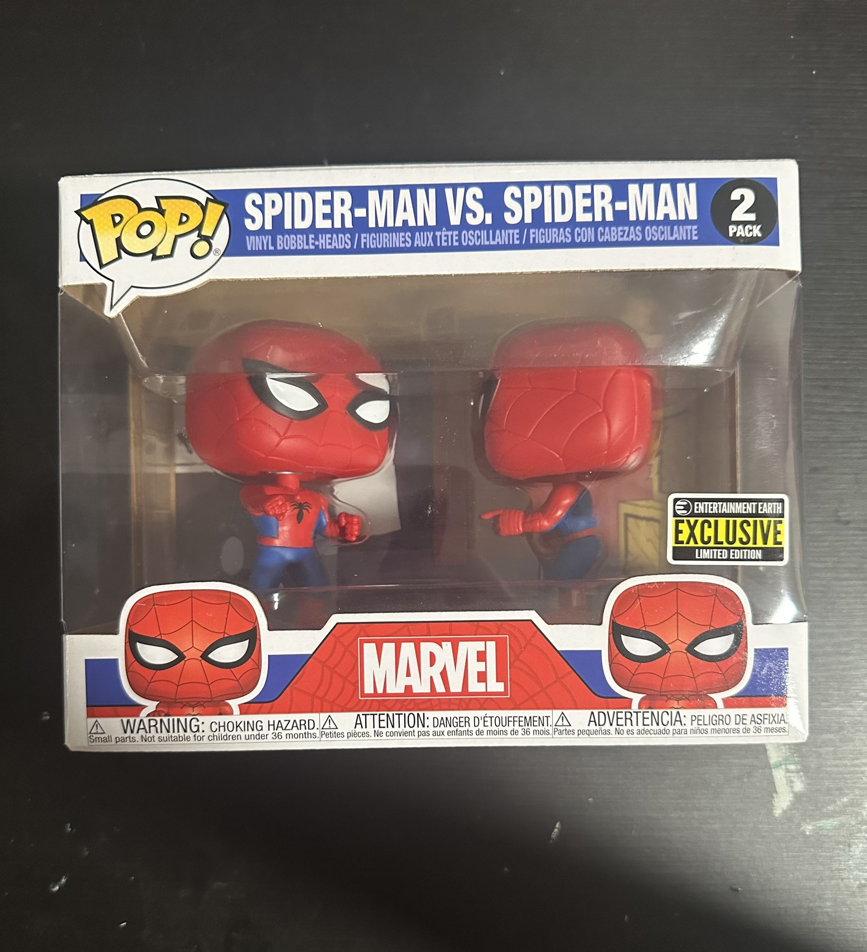 Spider-Man vs. Spider-Man Funko Pop