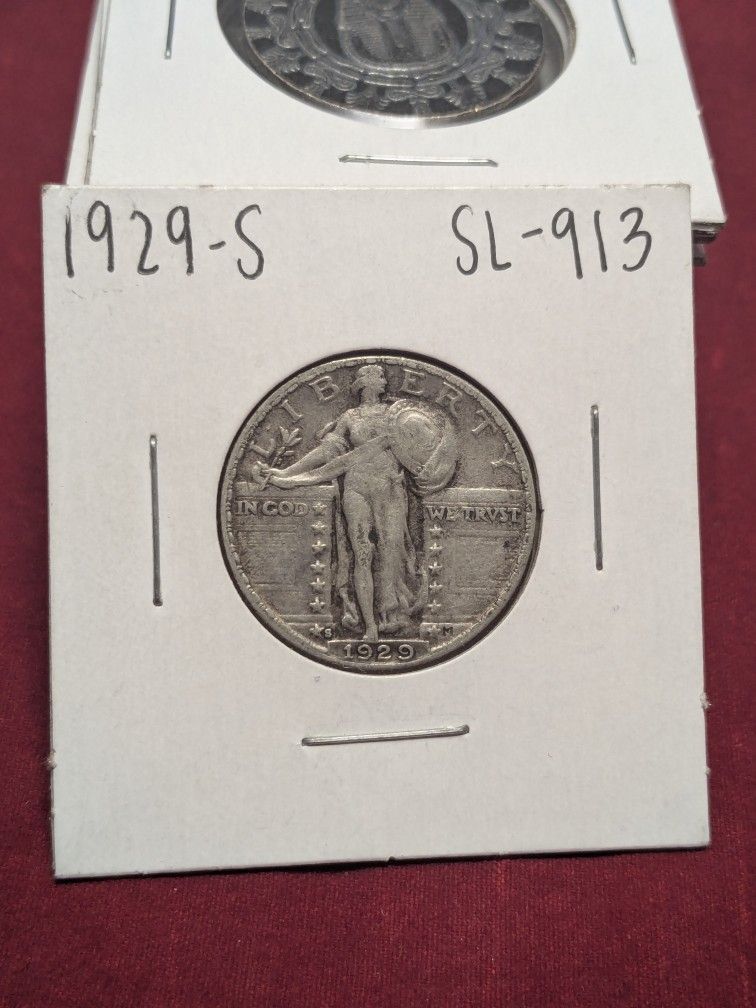 1929-s Standing Liberty Quarter Silver 90%