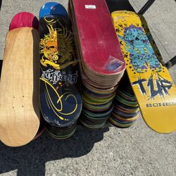 Maple Skateboard Decks Complete And Parts