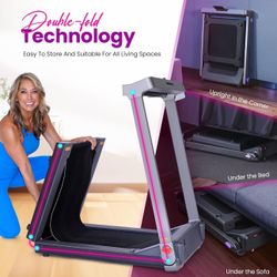 WalkingPad Denise Austin Collapsible Treadmill with Double Fold Technology