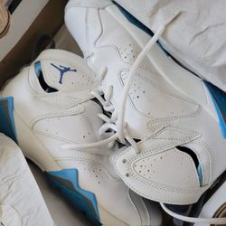 Air Jordan 7 Retro BG Size 5.5 Kids French Blue