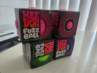 Nee Doh Fuzz Ball Sensory Squishy Stress Balls New (Each)