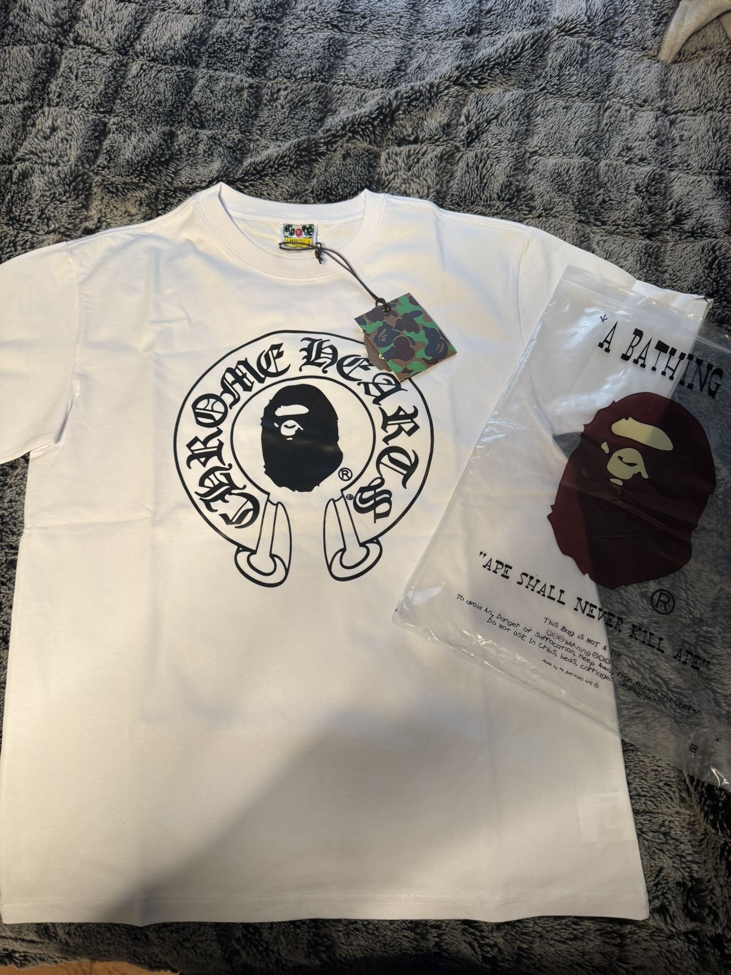 Chrome Hearts bape tee 