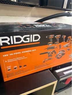 Rigid 10 tool combo kit Brand new in box