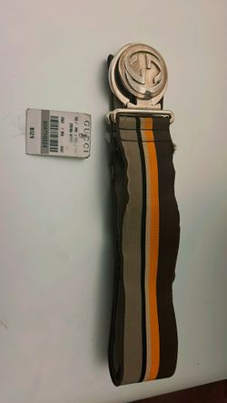 Authentic Gucci Belt With Receipt/Tag