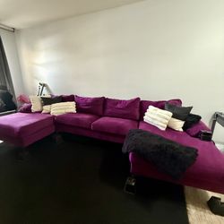 Velvet Sectional