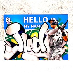 2024 Aaron Judge Topps Big League Wildstyle Roll Call Yankees Baseball Card 