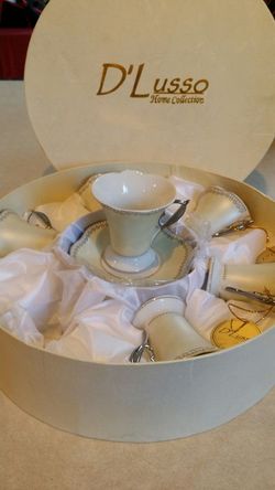 Set of 6 DLUSSO home collection coffee cups
