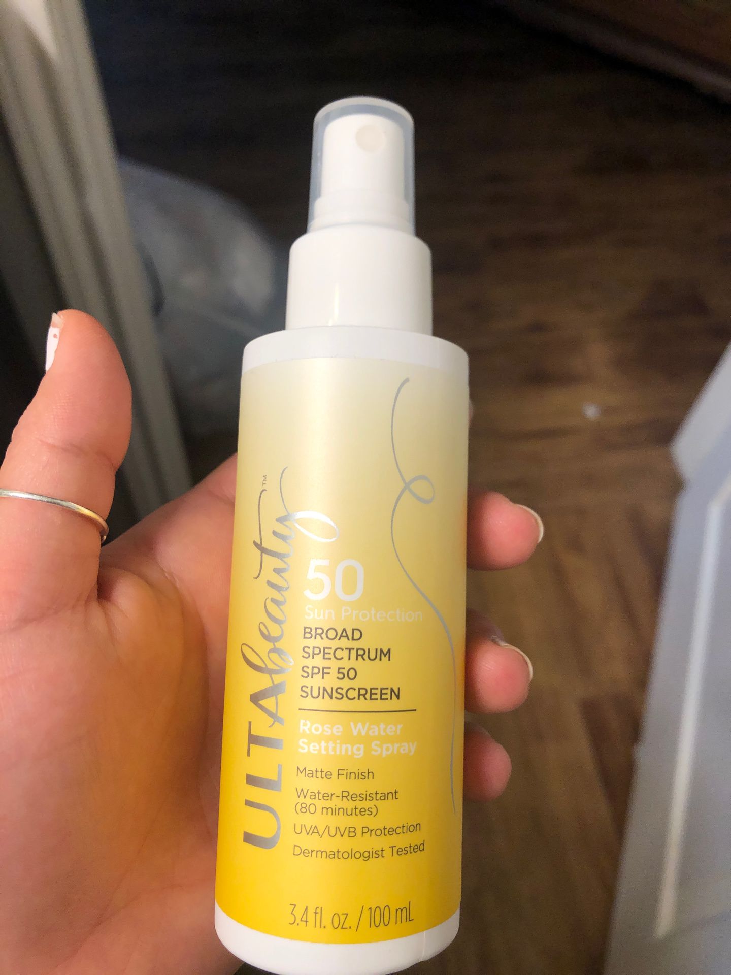 Ulta beauty rosewater setting spray sunscreen