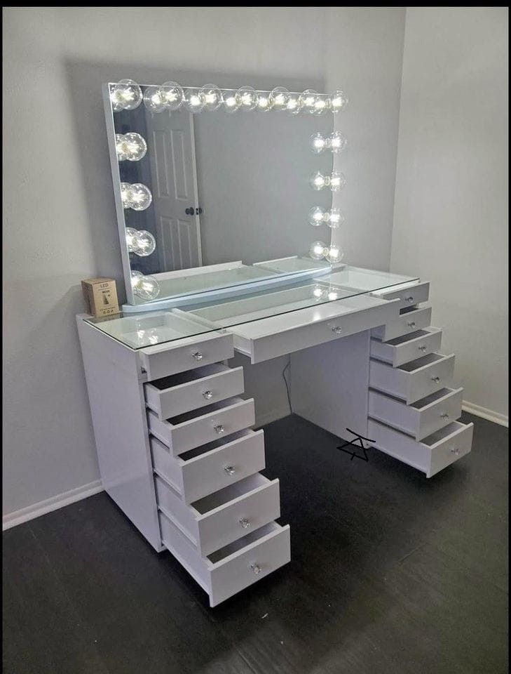 SlayStation® Pro 2.0 Tabletop + Vanity Mirror + 5 Drawer Units Bundle$10 Down Payment And Financing Available