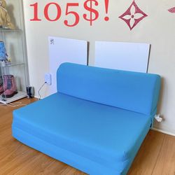 Convertible Blue Twin Futon 