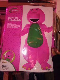 Barney Inflatable Adult Costume One Size