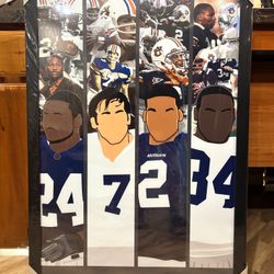 🎨 Auburn Football Legends Framed Art – 24"x36" Customizable Poster – $100 (Local Delivery Available)